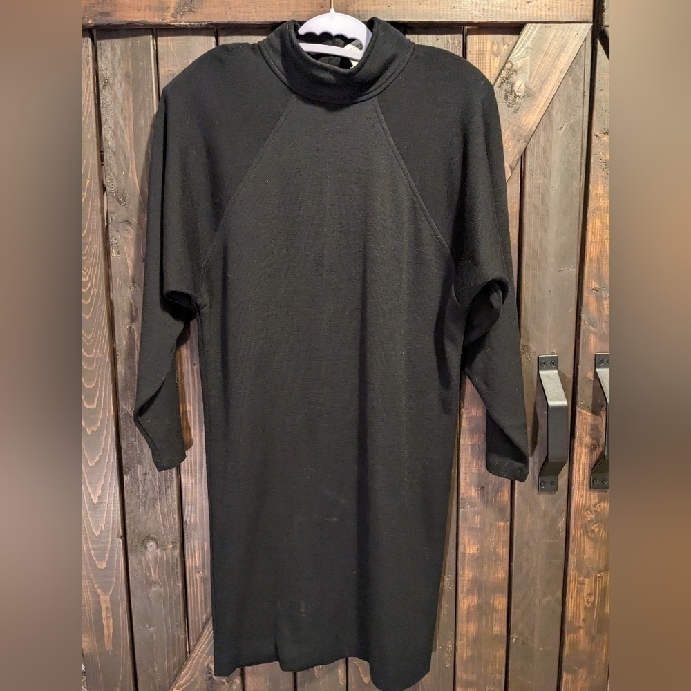 Vintage Semplice sweater dress with shoulder pads